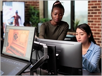 Creative,Agency,Production,Department,Office,Workers,Brainstorming,3d,Project,Ideas.