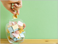 Draw,Lots.,Folded,Colorful,Papers,In,Bowl